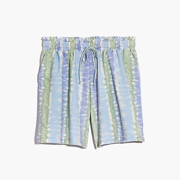 NWT MADEWELL SECOND WAVE TIE DYE STRING BIKINI TOP AND BOARDSHORT - Picture 3 of 3